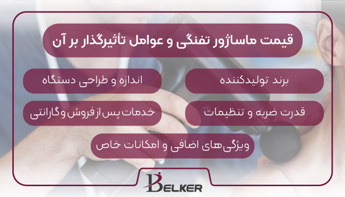 قیمت ماساژور تفنگی و عوامل تأثیرگذار بر آن
